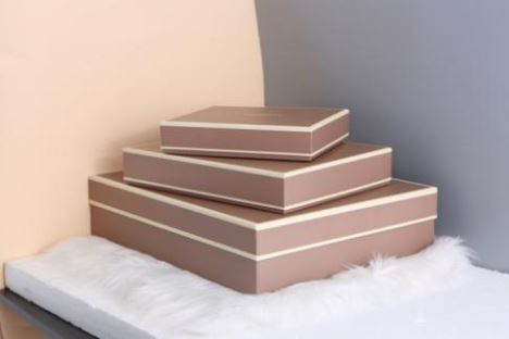 High End Nested Lid and Bottom Style Customized Paper Gift Boxes