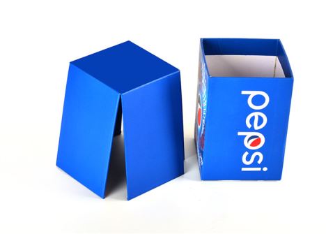 Cardboard Paper Lift Off Lid Rigid Pepsi Box