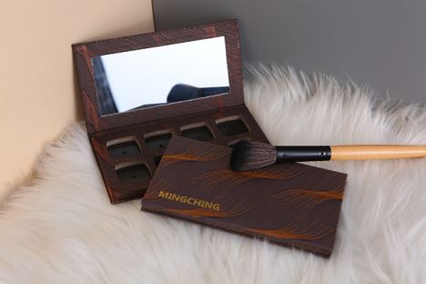 Newest Style Printed Cosmetic Eye Shadow Box Paper Packaging Eyebrow Powder Box