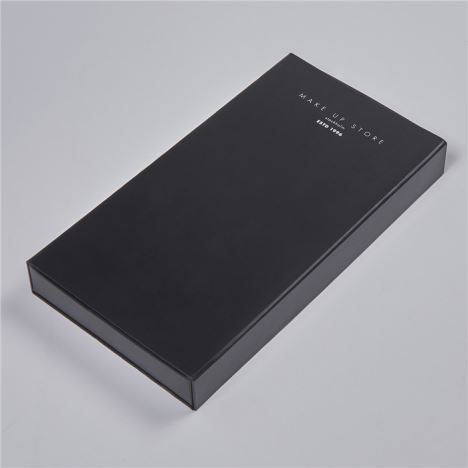 Custom Sponge Tray Rigid Paper Magnetic Closure Creative Black Flip Lid Luxury Bottle Unique Perfume Packaging Box